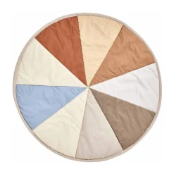 Tapis pour enfants matelassé Moni Ø100 cm, Multi