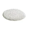 Tapis Rasta rond, blanc