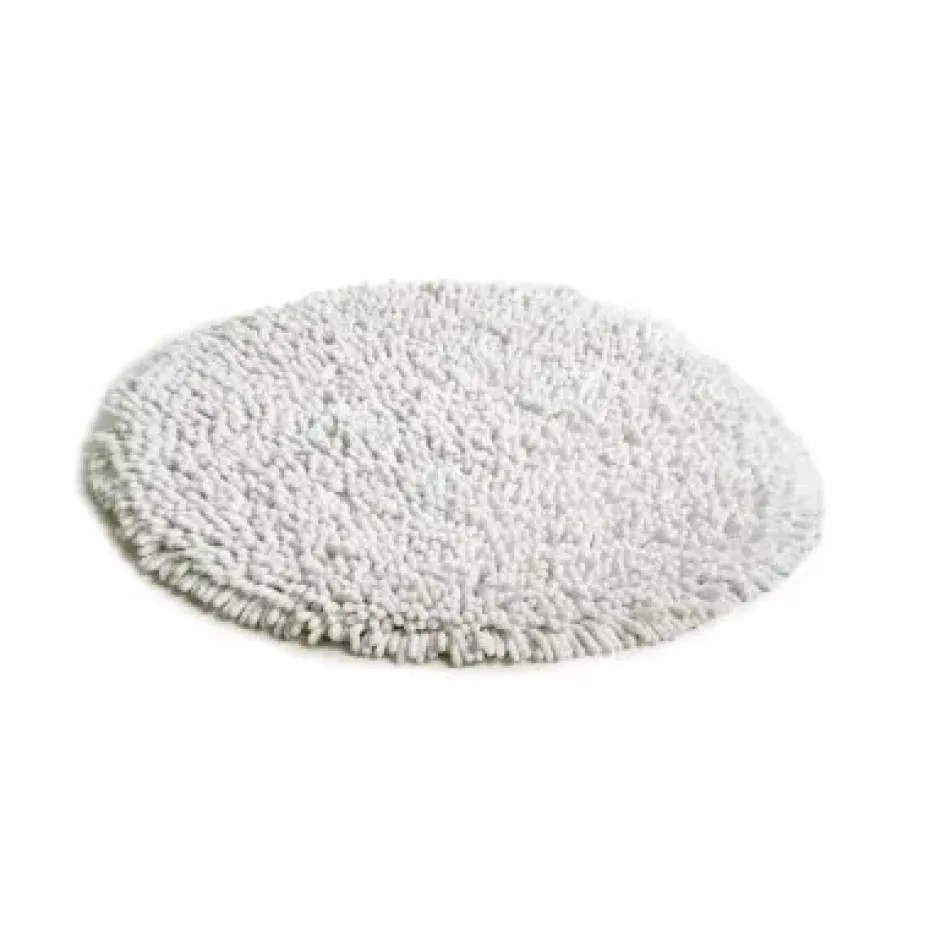 Tapis Rasta rond, blanc