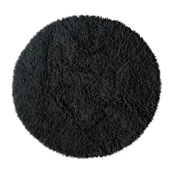 Tapis Rasta rond Ø120cm, Noir