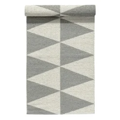 Tapis Rime béton (gris), 70x150 cm
