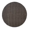 Tapis rond Asko, Black, Ø240 cm
