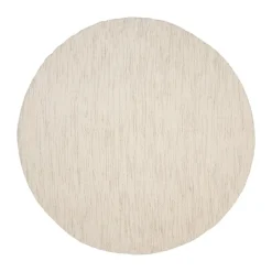 Tapis rond Asko, Offwhite, Ø240 cm