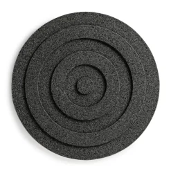 Tapis rond pour casseroles Circle Ø20 cm, Noir
