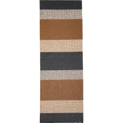 Tapis Seasons cacao (marron-noir), 70x300 cm