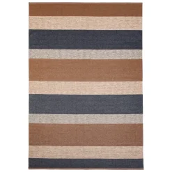 Tapis Seasons cacao (marron-noir), 170x250 cm