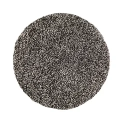 Tapis Shaggy rond, white/charcoal, 220 cm