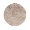 Tapis Shaggy rond, white/grey, 220 cm