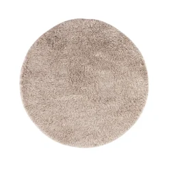 Tapis Shaggy rond, white/grey, 220 cm