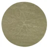 Tapis tissé à la main nid d'oiseau Ø 220 cm, vert hiver