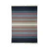 Tapis Tofta wave, Bleu, 170x240 cm