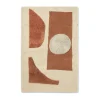 Tapis touffeté Bloco, Blush-off white, 80x120 cm