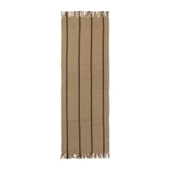 Tapis Yuki, Black-natural, 70x200 cm