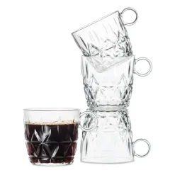 Tasse à café Picknick Lot de 4, Transparent