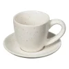 Tasse à espresso avec soucoupe Nordic Vanilla 5 cl, Cream