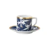 Tasse à espresso avec soucoupe Rosenthal Heritage Turandot, Bleu