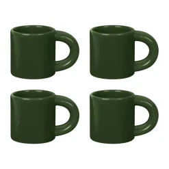 Tasse à espresso Bronto 10 cl Lot de 4, Green