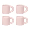 Tasse à espresso Bronto 10 cl Lot de 4, Pink