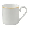 Tasse à espresso Château Septfontaines 6 cl, Blanc-or
