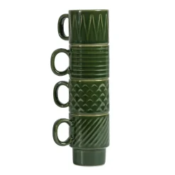 Tasse à espresso Coffee & More, lot de 4, Vert