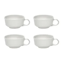 Tasse à espresso Silhouette 10 cl lot de 4, Blanc