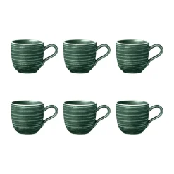 Tasse à expresso 9 cl, lot de 6, Moss Green