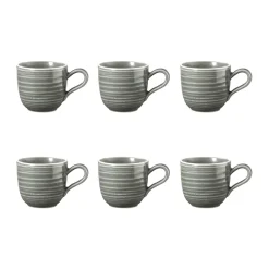 Tasse à expresso 9 cl, lot de 6, Pearl Grey