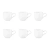 Tasse à expresso 9 cl, lot de 6, Blanc