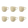 Tasse à expresso 9 cl, lot de 6, Sand Beige