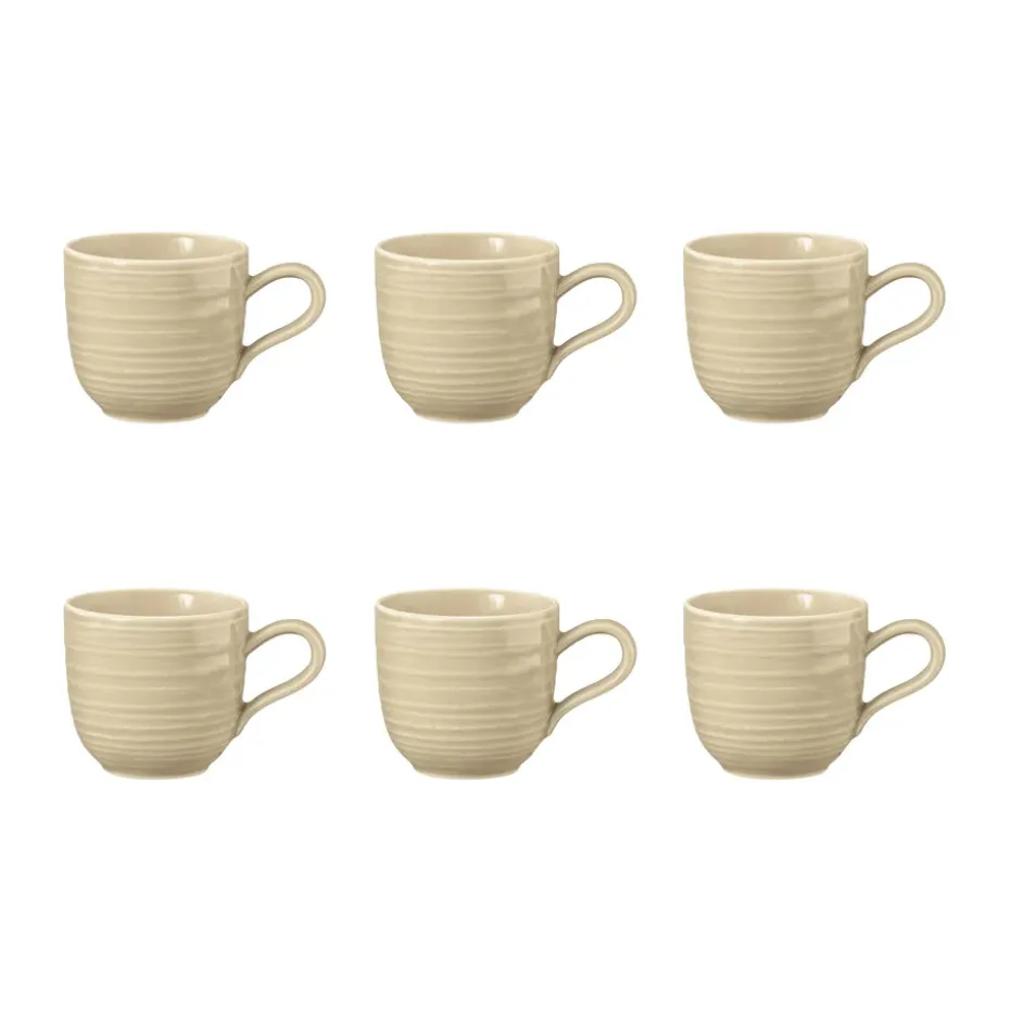 Tasse à expresso 9 cl, lot de 6, Sand Beige