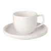 Tasse à expresso Afina 5 cl avec soucoupe, White