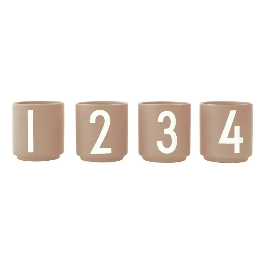 Tasse à expresso Design Letters, Beige