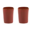 Tasse à expresso La Mère 7 cl lot de 2, Venetian red