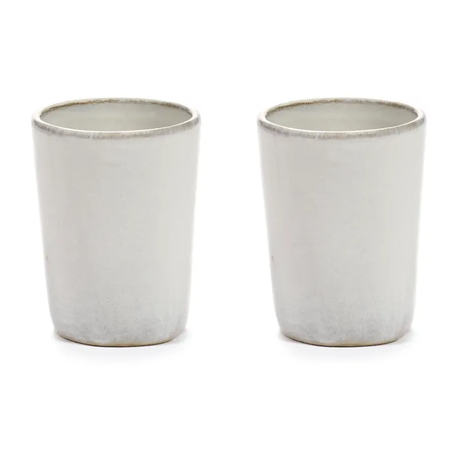Tasse à expresso La Mère 7 cl lot de 2, Off white