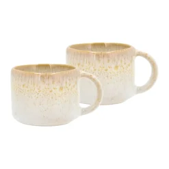 Tasse à expresso Styles 8 cl lot de 2, Creme-sand