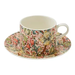 Tasse à thé avec soucoupe Golden Lily 28 cl, Multi