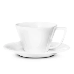 Tasse à thé avec soucoupe Grand Cru, Blanc
