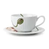 Tasse à thé avec soucoupe Hammershøi Poppy 38 cl, Blanc