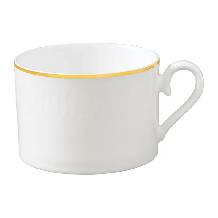 Tasse à thé Château Septfontaines 20 cl, Blanc-or