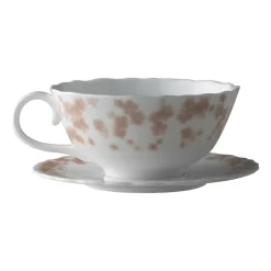 Tasse à thé et soucoupe Slåpeblom 30 cl, Rose
