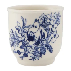 Tasse à thé Mumin Haru 26 cl, Bleu-blanc