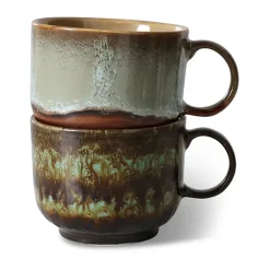 Tasse à thé 70's 42,5 cl, 2 pièces, Odyssey
