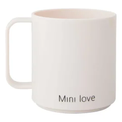 Tasse avec poignée Design Letters Mini Love, White