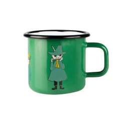 Tasse en émail Snusmumriken 37 cl, Vert