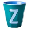 Tasse en mélamine Rice medium lettre Z 30 cl, Green