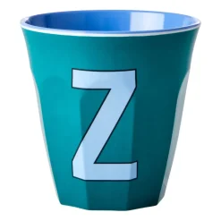 Tasse en mélamine Rice medium lettre Z 30 cl, Green