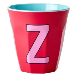 Tasse en mélamine Rice medium lettre Z 30 cl, Red kiss