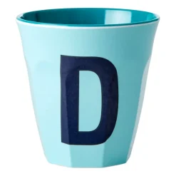 Tasse en mélamine Rice medium lettre D 30 cl, Mint