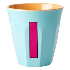 Tasse en mélamine Rice medium lettre I 30 cl, Mint