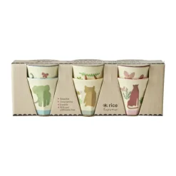Tasse en mélamine Rice small Lot de 6, Sweet Jungle